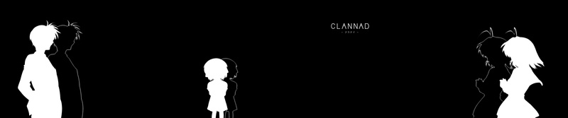 《Clannad》五联屏高清壁纸 古河渚冈崎朋也一家三口