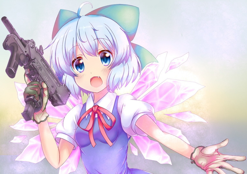 720P高清手机壁纸 出包王女粉发少女画中画特写
