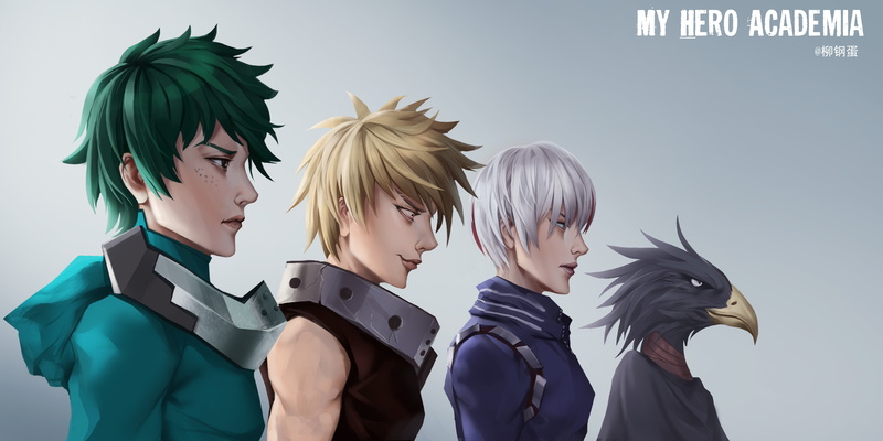 我的英雄学院高清壁纸 轰焦冻 爆豪胜己 常暗踏阴 绿谷出久