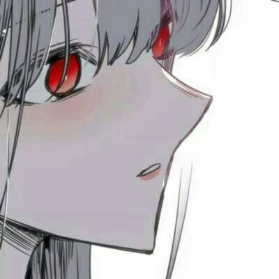 32张高清黑暗丧气动漫女生头像 氛围感拉满