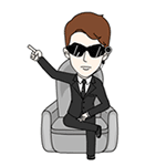 超实用！酷酷黑衣人QQ表情包合集