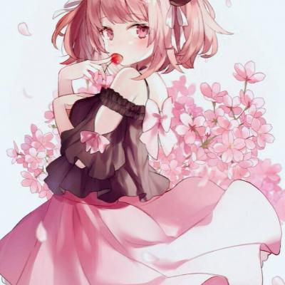 28张梦幻樱花动漫女生头像 高清好看直接用