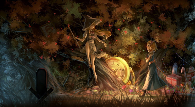 东方幻想乡壁纸合集 雾雨魔理沙爱丽丝玛格特罗依德来袭