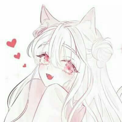 14张大眼呆萌动漫女生头像 软萌可爱超治愈