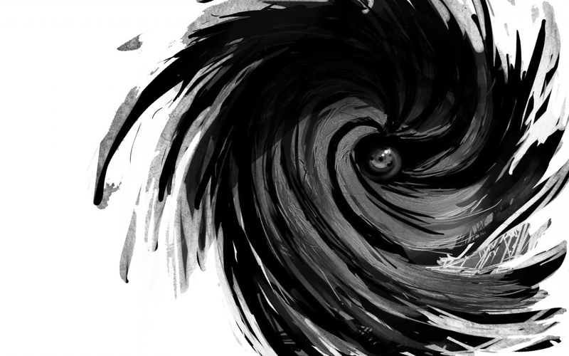 《火影忍者疾风传》写轮眼黑白高清壁纸合集