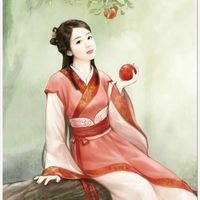 32张超绝手绘古风女生头像 氛围感拉满