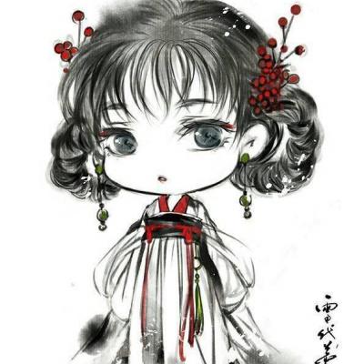 9张软萌古风Q版女生头像 治愈感拉满的古风萌系女头合集