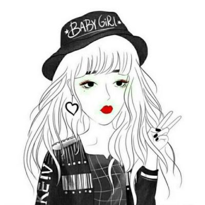 21张高清时尚手绘女生微信头像 适配微信使用的精致手绘头像合集