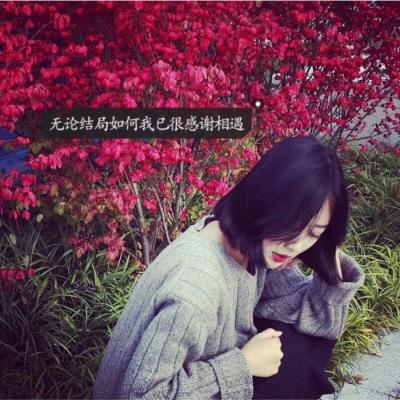 女生文字控唯美QQ头像 20张高清带字头像合集