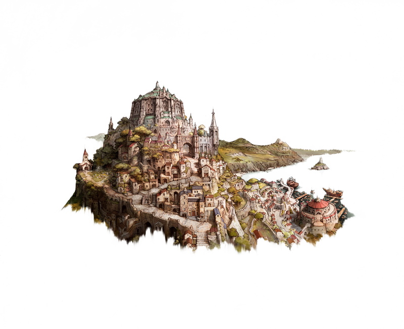 这款3DS日式幻想冒险RPG壁纸太绝了