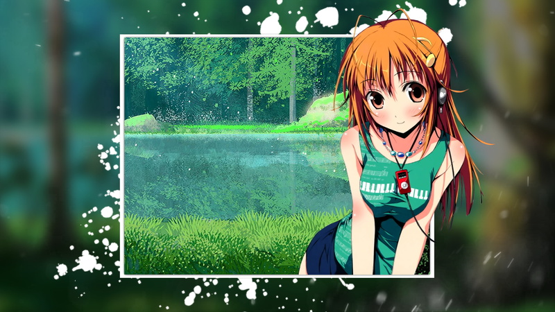 绝美日式动漫少女壁纸合集 1080P高清画中画艺术