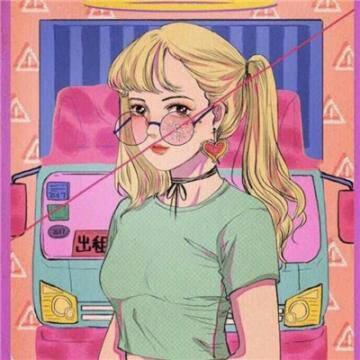 粉色系动漫清纯少女头像来啦！一共12张高清款