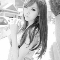 24张女生非主流黑白头像图合集