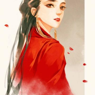 19张高清唯美古风女生动漫头像，氛围感拉满