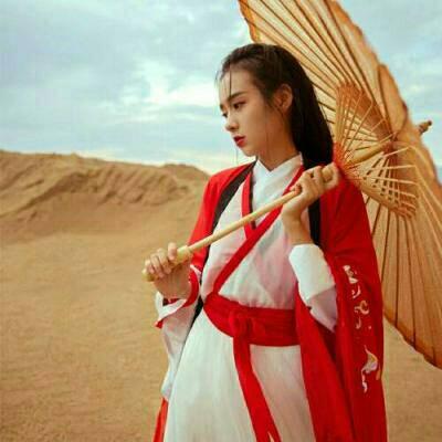22张真人古风红衣女头像 自带唯美伤感氛围感