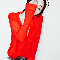 20张红色系qq非主流女生头像合集