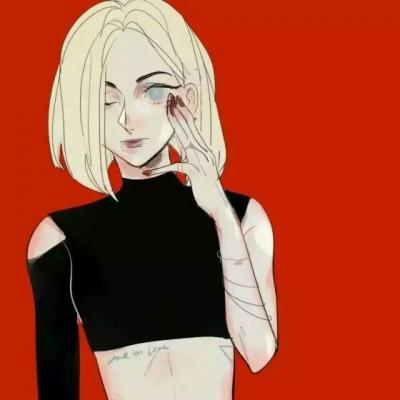 16张高清超拽霸气手绘女生头像合集