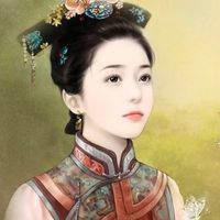 32张超绝手绘古风女生头像 氛围感拉满