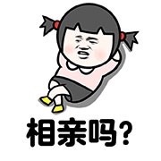 相亲主题表情包：现在相亲都先看颜值？