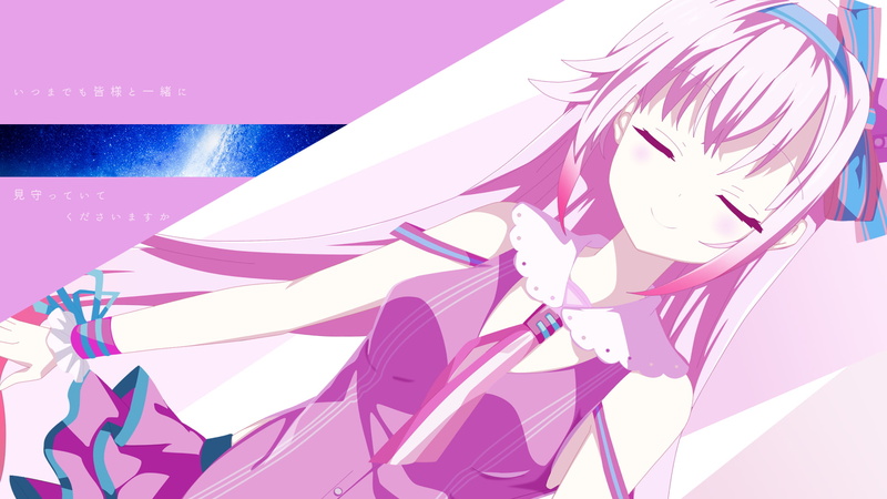 虚拟主播Carro Pino壁纸合集 粉发1080P高清动漫图