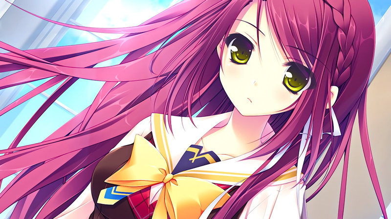 绝美粉发动漫少女壁纸合集