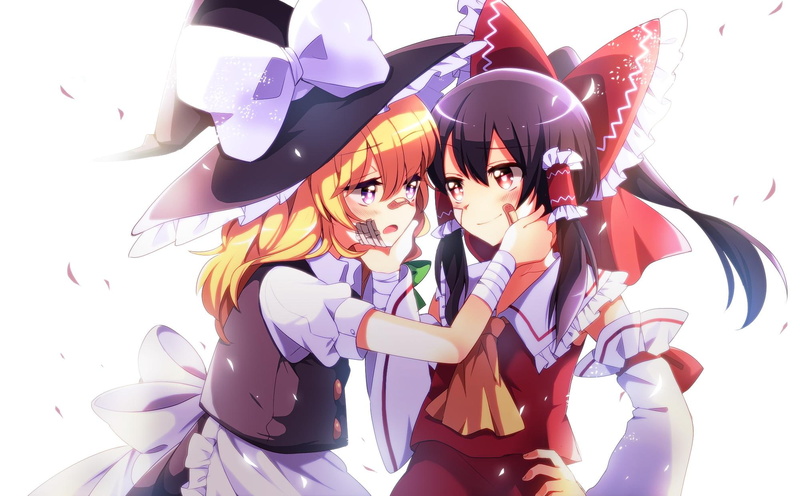 博丽灵梦高清壁纸合集！东方Project同人图直接抱走