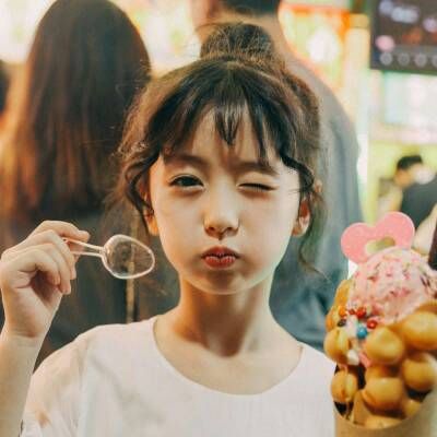 28张超萌吃货女生头像 软乎乎呆萌感拉满