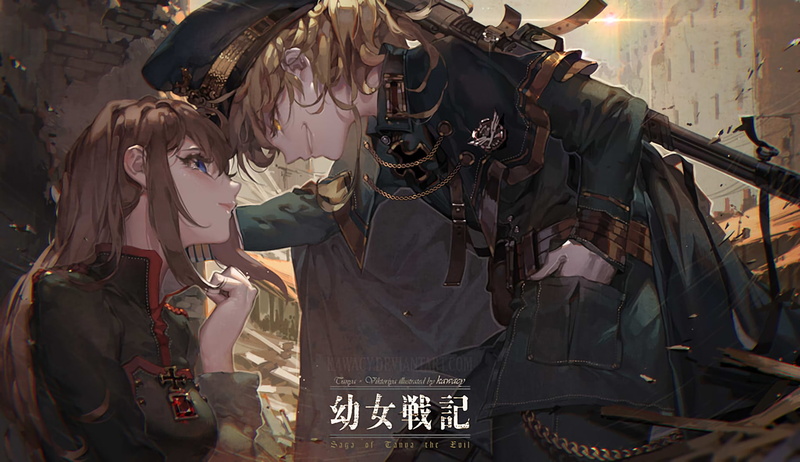 幼女战记谭雅和维多利亚壁纸合集