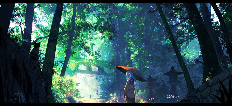 生命线主题二次元少女高清壁纸