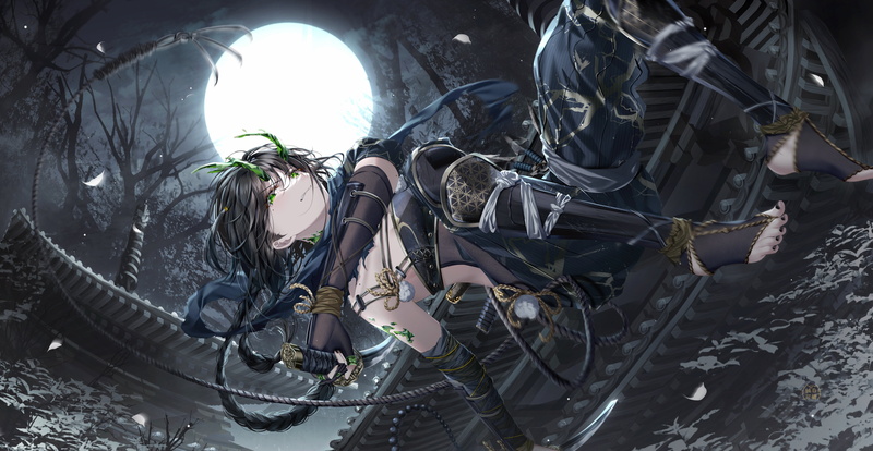 5K高清动漫壁纸 纯白Karen与二次元少女合集