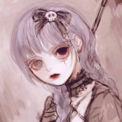 又丧又酷的动漫女生头像！16张高清质感图直接存