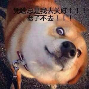 谁去帮我把灯关一下[doge]