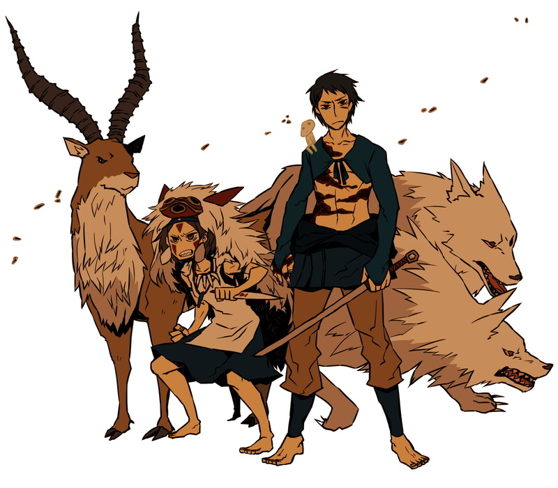 吉卜力工作室《幽灵公主》720P高清壁纸合集来了