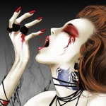 21张暗黑感拉满！惊悚风动漫女生QQ黑化头像合集