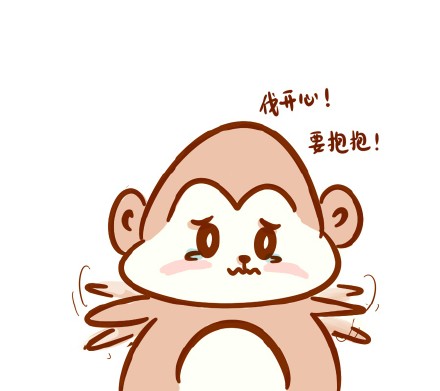 猴子表情包合集来啦 可爱卡通款随便用