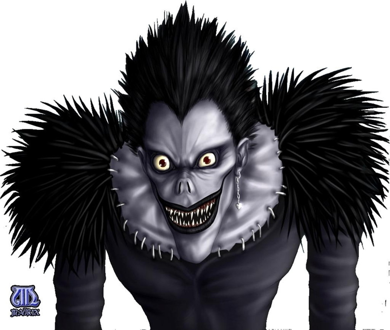 熬夜刷到的死亡笔记壁纸！这波480P的流克太绝了