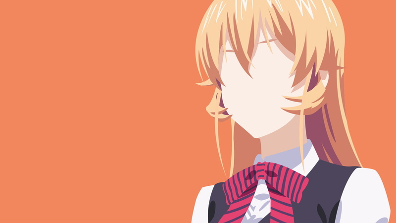 《食戟之灵》薙切绘里奈高清壁纸合集 极简风1080P