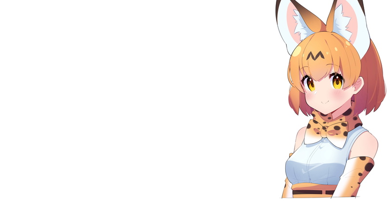 《兽娘动物园》白背景动漫少女壁纸合集 4K超清