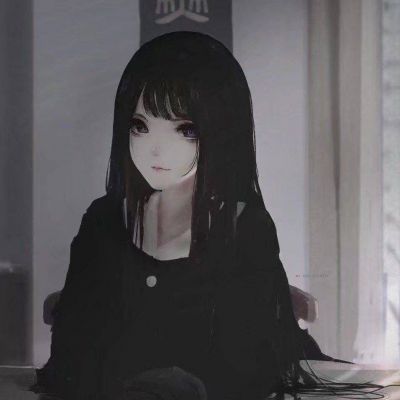 女生专属！19张高清消极丧系动漫头像