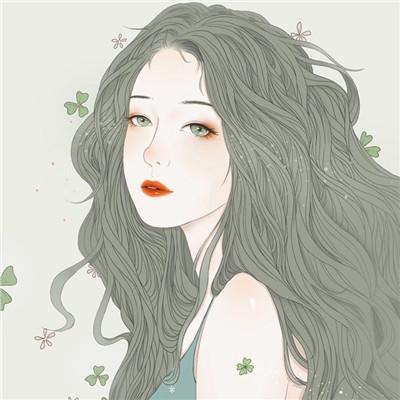 12张氛围感拉满的彩色手绘女生头像，每一张都超绝