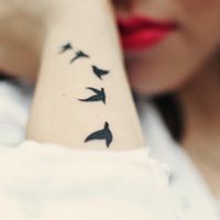 女生部位纹身头像合集！17张好看的女生身体纹身头像精选