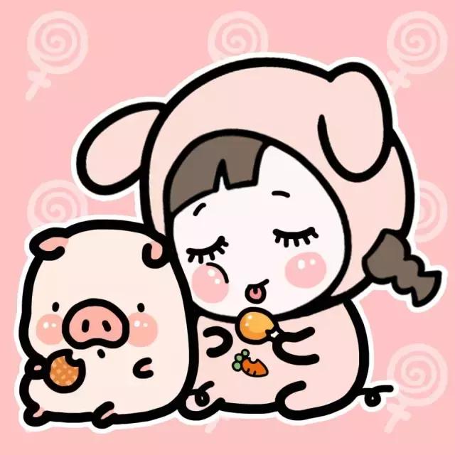 10张软萌卡通女生头像 微信头像直接用超可爱