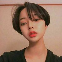 短发冷艳红唇女生头像 14张合集