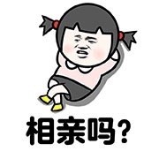 相亲主题表情包：现在相亲都先看颜值？