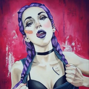 妩媚漫画女生头像 单张头像分享