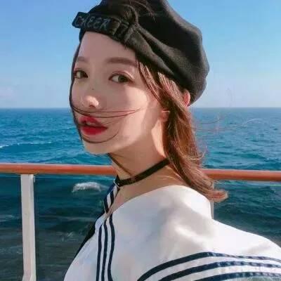 蓝色控看过来！29张高清唯美女生QQ头像合集