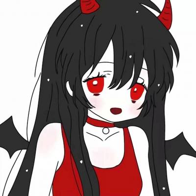 13张高清病娇女生动漫头像 暗黑血腥黑化风格