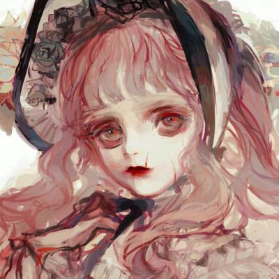 又丧又酷的动漫女生头像！16张高清质感图直接存