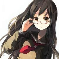 戴眼镜的可爱卡通女生头像合集 39款漫画风女头分享