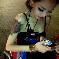 带纹身的女生QQ头像 风格社会感 共27组素材